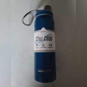 Blue Stainless Steel Water Bottle
